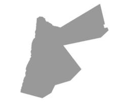 mapa de jordania en png o fondo transparente.símbolo de jordania.ilustración vectorial vector