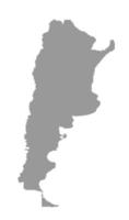 mapa de argentina en png o fondo transparente. símbolo de argentina. ilustración vectorial vector