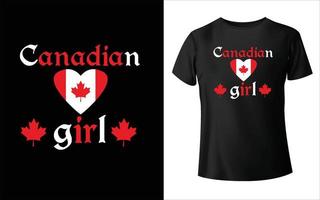 Happy Canada Day T-Shirt design Canada Lover t-shirt Love Canada T-Shirt Design vector