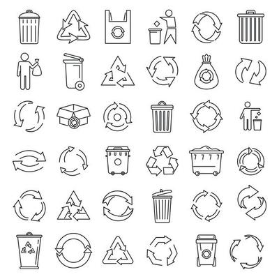 reciclar vectores iconos gráficos y fondos para descargar gratis