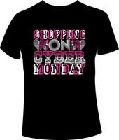 Cyber Monday t-shirt design vector