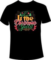 Christmas t shirt design vector