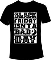 Black Friday t shirt design vector