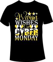 Cyber Monday t-shirt design vector