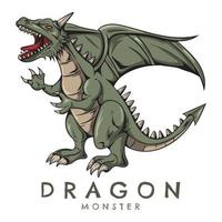 Ilustración de vector de dragón