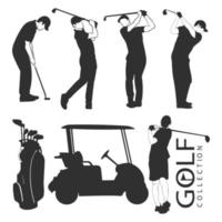 Golf  vector silhouette