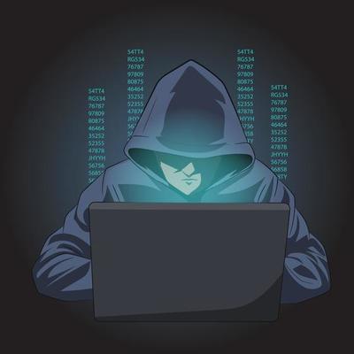 Hacker vector illustration