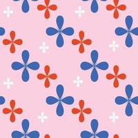 Floral seamless with colorful flowers. Cute summer background. Modern floral compositions. Fashion vector stock illustration for wallpaper, textile, wallpaper, phone case, fabric cloth and etc.