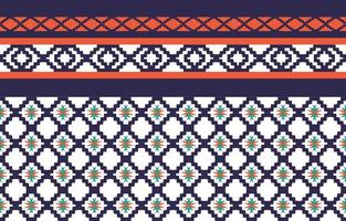 Geometric ethnic oriental seamless pattern traditional graphic design for decorating, wallpaper, fabric background, carpet, clothing, wrapping, fabric and etc. Vector illustration. Embroidery style.