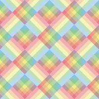 Checked plaids in pastel background. Abstract art seamless pattern of square. Pastel design, Vector Print Ideal for Fabric, Card, Layout. Vector illustration