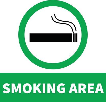 smoking area icon. smoking symbol. smoking area sign.