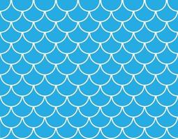 ornamento tradicional japonés. patrón de sirena sin costuras. escamas de pescado azul transparente. símbolo de escala de pescado. concepto abstracto patrón geométrico monocromático. vector