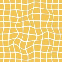 Mosaic seamless pattern yellow colors vector