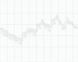 candle stick graph on transparent background. trend of graph sign. flat style. business candle stick graph chart symbol vector