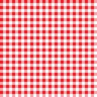 firebrick gingham pattern. textured red and white plaid background. tablecloth background red seamless pattern. vector