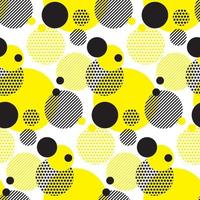 white background geometry circle color seamless fabric sample. geometric pattern swatch vector illustration