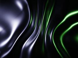 3d abstract iridescent wavy texture background. neon holographic fluid distortion. vibrant liquid reflection surface. 3d rendering. photo