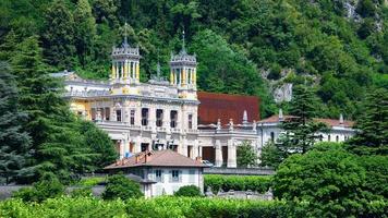 San Pellegrino Terme. The municipal casino in the summer photo