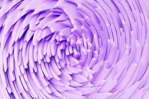 3D rendering abstract pink round fractal, portal. Colorful round spiral. photo