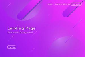 Abstract vector geometric background. Landing page for commercial business concept. Eps 10.