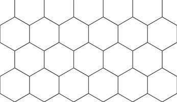 Seamless geometric pattern. Cubic hexagon texture. Rhombus mesh background. Vector EPS 10.