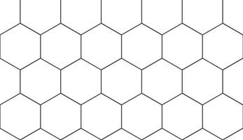 Seamless geometric pattern. Cubic hexagon texture. Rhombus mesh background. Vector EPS 10.