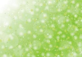 green gradient bokeh lights background vector design