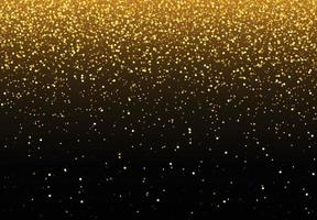 elegant golden sparkling glitters background vector design