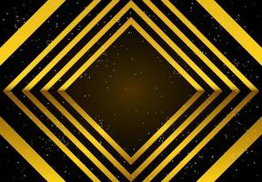 black and gold diagonal geometric background design vector