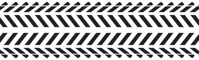 Panoramic texture background car tire on white background - Vector