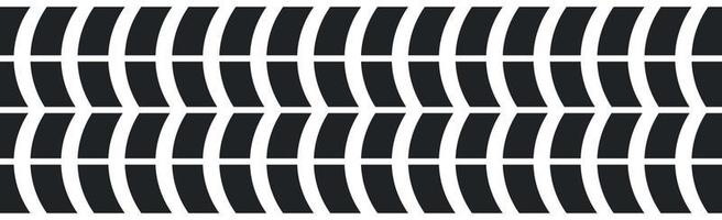 Panoramic texture background car tire on white background - Vector