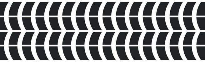 Panoramic texture background car tire on white background - Vector