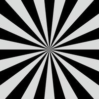 rayos radiales en blanco y negro, fondo de textura de plantilla web - vector