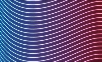 3d render of RGB neon light on darkness background. Abstract Laser lines show at night. Ultraviolet spectrum beam scene photo