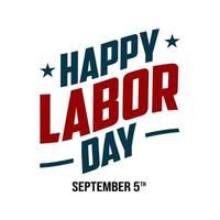 United States of America Labor Day vector