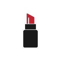 Lipstick, Lip color icon illustration vector