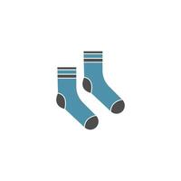 Sock icon logo design illustration template vector