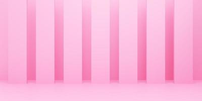 3d rendering of empty pink abstract minimal background. Scene for advertising design, cosmetic ads, show, technology, food, banner, cream, fashion, kid, luxury. Illustration. Product display photo