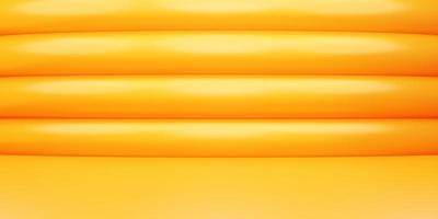 3d rendering of empty orange gold abstract geometric minimal concept background. Scene for advertising, cosmetic, showroom, banner, summer, fashion, technology, business. Illustration. Product display photo