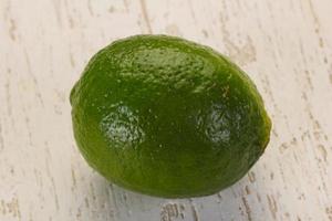 Ripe green lime photo