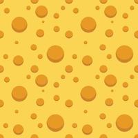 Seamless cheese texture background. Template for your design. A piece of delicious cheese. Vector illustration.