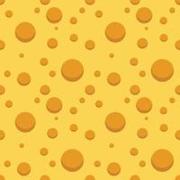 Seamless cheese texture background. Template for your design. A piece of delicious cheese. Vector illustration.