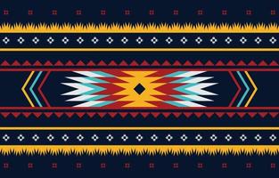 Colorful abstract African tribal ethnic element geometric pattern traditional Design for background, carpet, wallpaper, wrapping, Batik, fabric. Vector illustration.