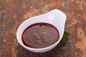 Delicous cowberry sauce photo