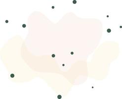 Abstract spot with dots. vector