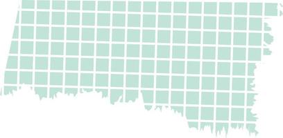 sábanas rotas en una jaula. vector