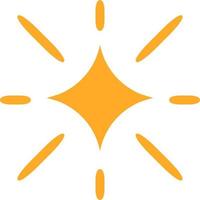 Yellow star, design element. vector