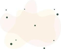 Abstract spot with dots. vector