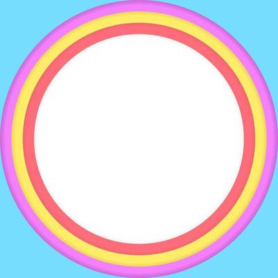 circle frame with pastel background and overlap layers. abstract, modern, colorful, paper cut and creative style. suitable for background, copy space or flyer