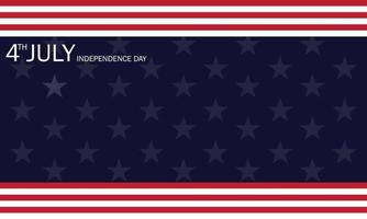 independence day illustration with copy space area vector